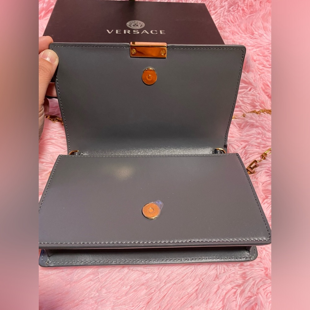 Authentic Versace Greca Goddess Leather Wallet On… - image 5